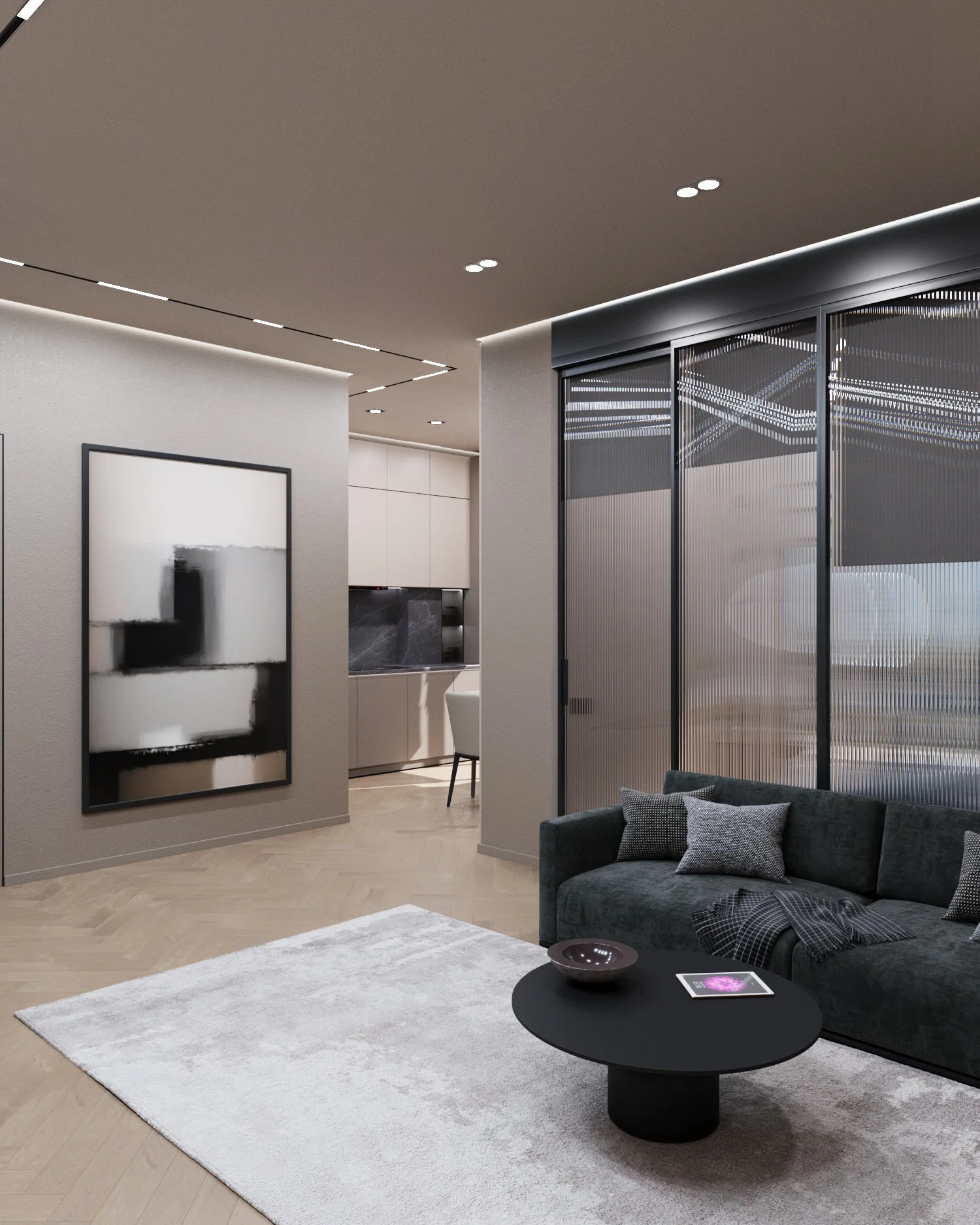 Квартира под сдачу - хай-тек - гостиная 8